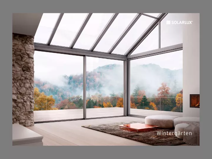 Solarlux Broschüre Wintergarten